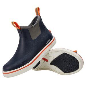 HISEA Mens Deck Boots Rubber Waterproof